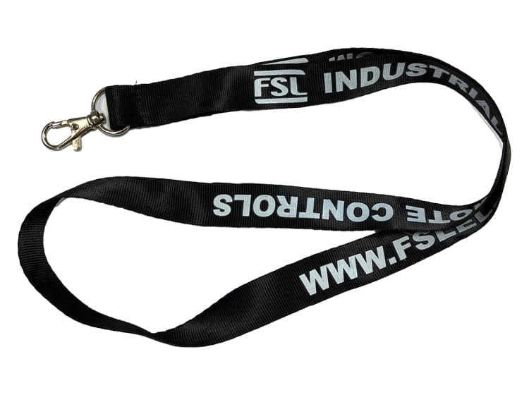 Standard FSL Lanyard Black/White Featured Image